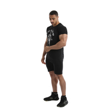 Golds Gym Camo Joe Printed T-Shirt Black