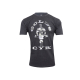 Golds Gym Camo Joe Printed T-Shirt Charcoal Marl