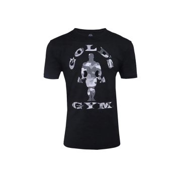 Golds Gym Camo Joe Printed T-Shirt Black M