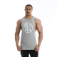 Golds Gym Drop Armhole Vest Tank Top grey marl