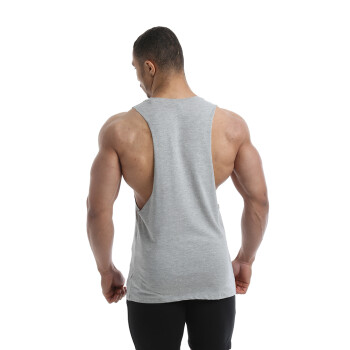 Golds Gym Drop Armhole Vest Tank Top grey marl xxl