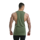 Golds Gym Drop Armhole Vest Tank Top khaki