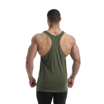 Golds Gym Camo Joe Printed Vest Tank Top army marl