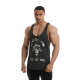 Golds Gym Camo Joe Printed Vest Tank Top charcoal marl