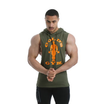 Golds Gym Mens Drop Armhole Sweatshirt army