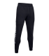 Under Armour Rival Fleece Wordmark Logo Jogginghose Black XXXL