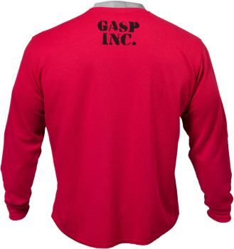 GASP Thermal Gym Sweater Chili Red