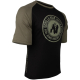 Gorilla Wear Texas T-Shirt - Black / Army Green