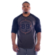 GASP Raglan Baseball Tee Dark Grey L