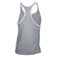 Golds Gym Muscle Joe Contrast Stringer Tank Grey Marl/White