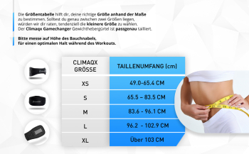 Climaqx GAMECHANGER Gewichthebergürtel