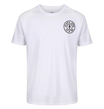 Golds Gym Basic Left Breast -Shirt white/black