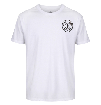 Golds Gym Basic Left Breast -Shirt white/black L