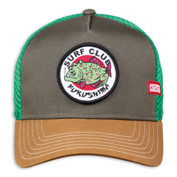 Coastal Fukushima HFT Trucker Cap "ol/wheat/green"