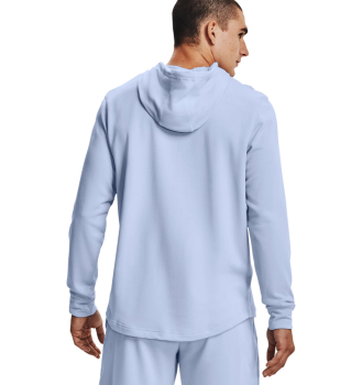 Under Armour Rival Terry Big Logo Hoodie Light Blue