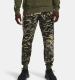 Under Armour UA Rivel Fleece Camo Script Jogginghose Green