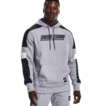 Under Armour UA Baseline Fleece P/O Hoody Grey