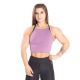 Better Bodies Performance Crop Halter Strong Purple