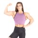 Better Bodies Performance Crop Halter Strong Purple