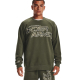 Under Armour Herren UA Rival Fleece Camo Script Pullover Green