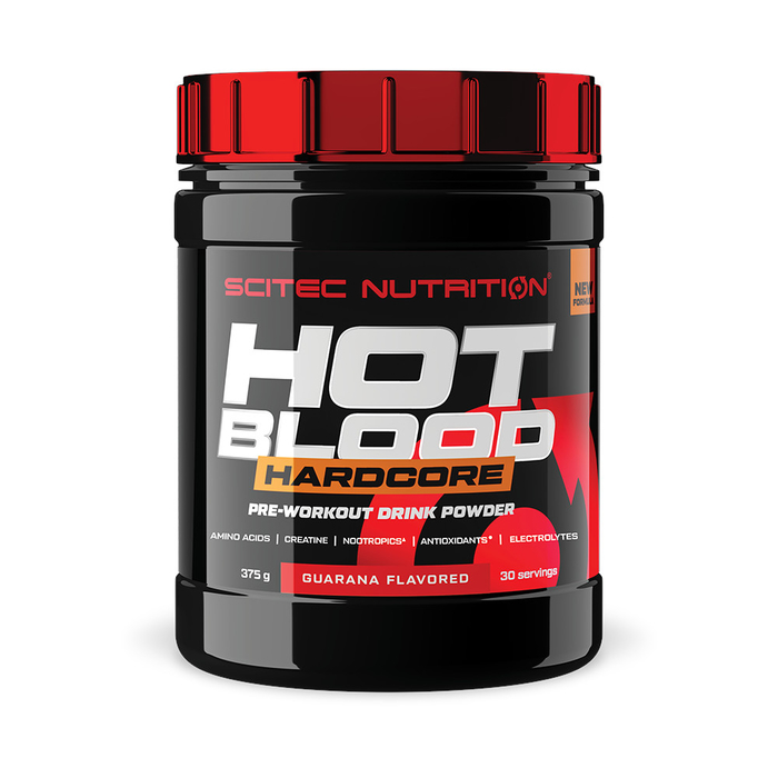 Scitec Nutrition Hot Blood Hardcore Powder 375g Dose Orange Juice