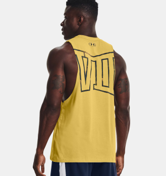 Under Armour Project Rock Earn Greatness Tanktop Field Yellow