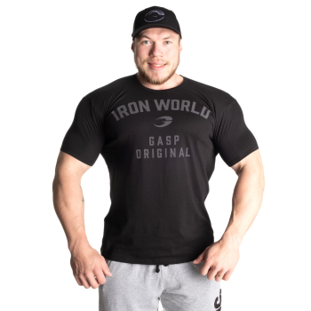 GASP Atlas Tee Black Iron World L