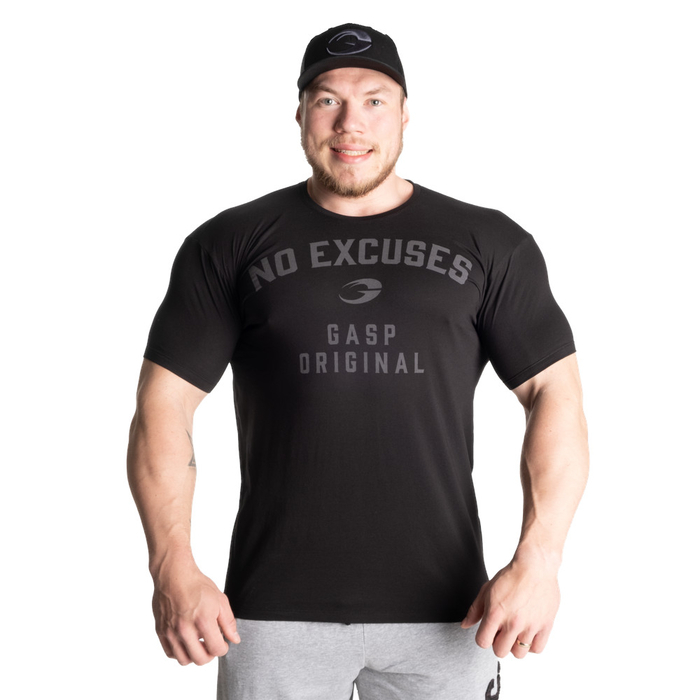 GASP Atlas Tee Black No Excuses L