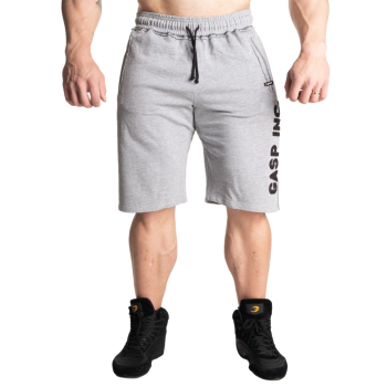 GASP Division Sweatshorts Light Grey L