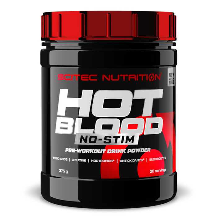 Scitec Nutrition Hot Blood No-Stim Powder 375g Dose Orange Juice