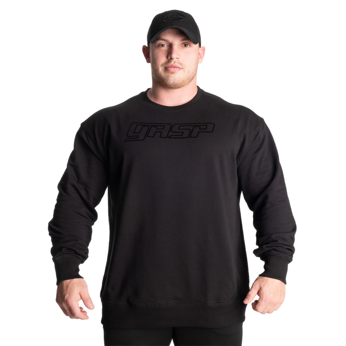 GASP Division Crewneck Black XXXXL