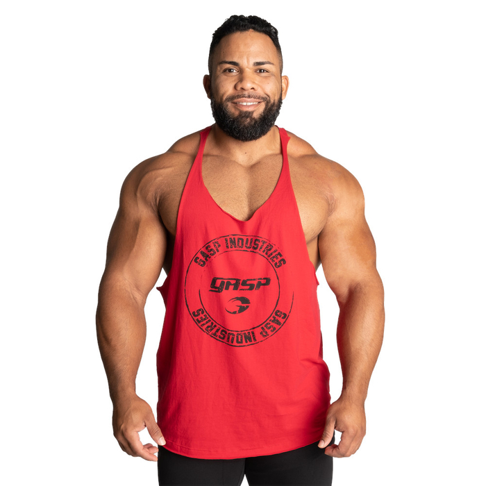 GASP Stringer Tank Top Chili Red XXL