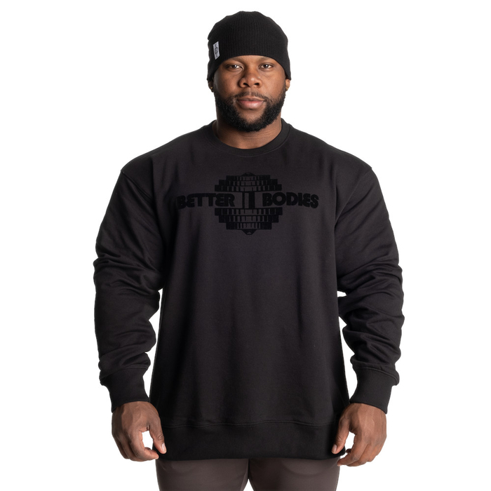 Better Bodies Union Crewneck Sweater Black M