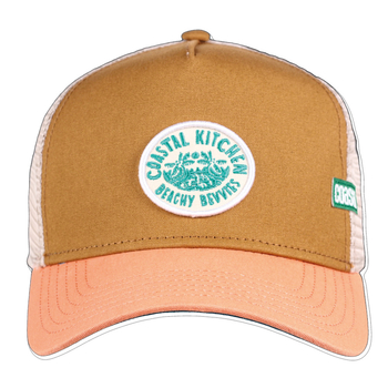 Coastal Beach Bevvies "doe-light orange" HFT Cap