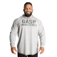 GASP Long Sleeve Thermal Hoodie Grey Melange