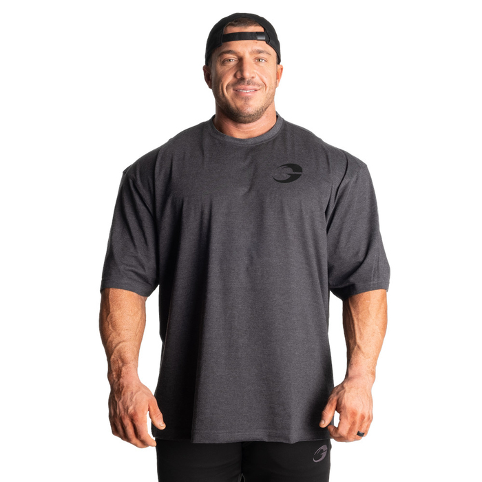 GASP Division Iron Tee Dark Grey Melange S