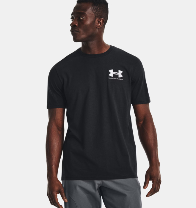 Under Armour ABC Camo Fill Wordmark SS Black