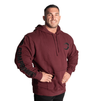 GASP Distressed Hood Maroon