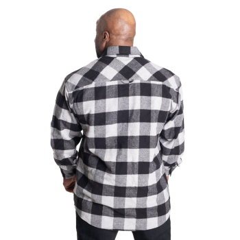 GASP Heavy Flannel Shirt Grey/Black