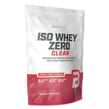 Biotech USA Iso Whey Zero Clear Protein laktosefrei 1000g Beutel