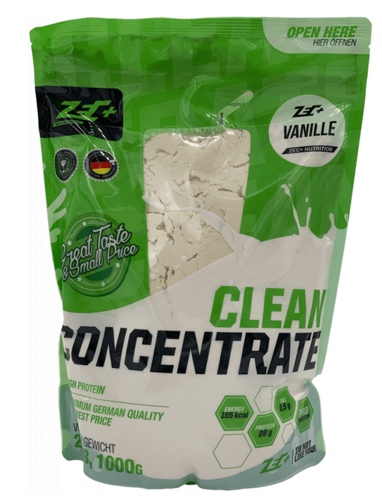 Zec+ Clean Concentrate Protein 1000g Beutel Vanilla