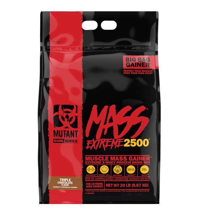 Mutant Mass EXTREME 2500 9080g 20 LBS Beutel Cookies & Cream