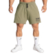 GASP Thermal Shorts 6" Washed Green