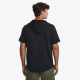 Under Armour Project Rock Terry Short Sleeve Hoodie Black