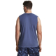 Under Armour Mens Project Rock Show Me Sweat Tank Navy