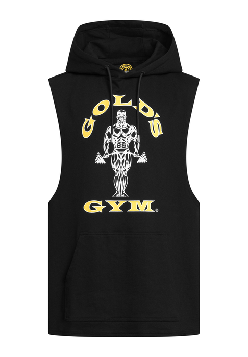 Golds Gym Muscle Joe Sleeveless Hoodie black S