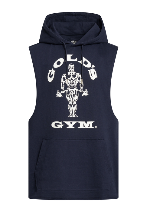 Golds Gym Muscle Joe Sleeveless Hoodie navy S