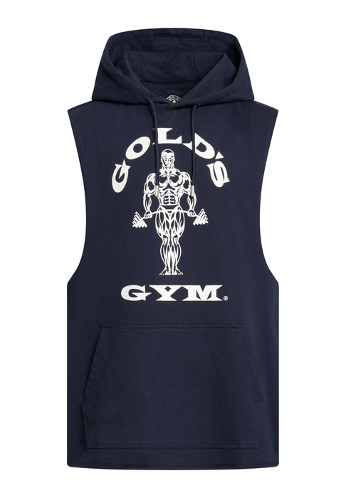 Golds Gym Muscle Joe Sleeveless Hoodie navy XXL