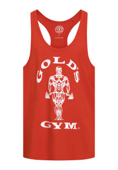 Golds Gym Muscle Joe Stringer Red M