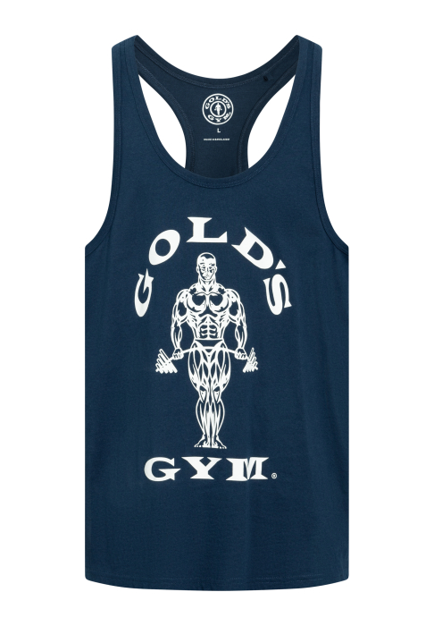 Golds Gym Muscle Joe Stringer Navy M